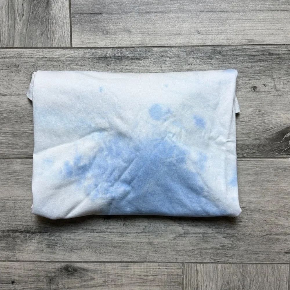 ASOS Oversized Blue and White Tie-Dye Top